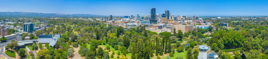 Wall Mural - Skyscrapers at Central Business District of Adelaide, Australia