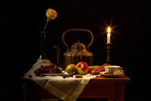 A Classic Still Life In The Dutch Style