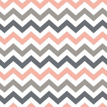 Seamless Pattern With Green And Pink Chevron