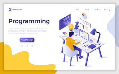 isometric vector illustration
