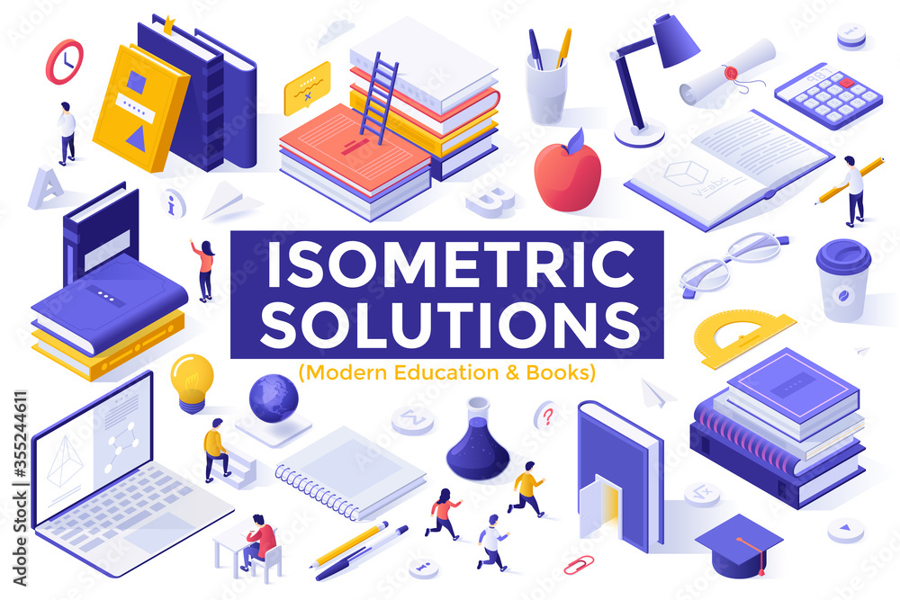 Isometric vector illustration Stock Vector | Adobe Stock