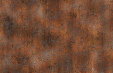 Canvas Print - rusty eroded metal surface 