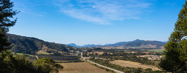 Canvas Print - Paisagem rural com estrada