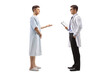 © Ljupco Smokovski - Young male patient talking to a doctor