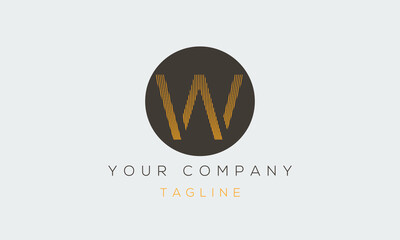 Letter W Logo Design, Creative Modern Icon W