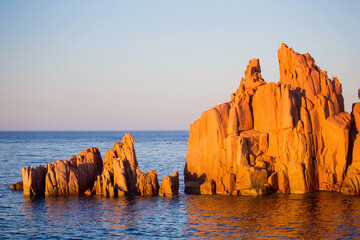 Wall Mural - Rocce Rosse in Arbatax, Sardinia, Italy