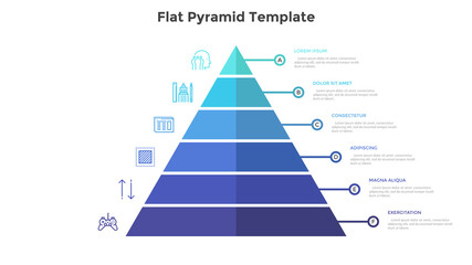 Wall Mural - Vector Infographic Template