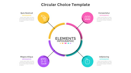 Modern Infographic Vector Template