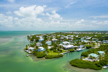 Sticker - Waterfront homes Florida Keys