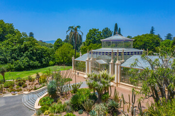 Palm house at botanic garden in adelaide, Australia