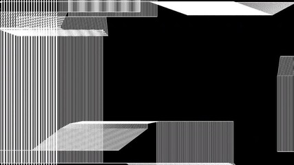 Wall Mural - Abstract Background Black And White Geometric Lines