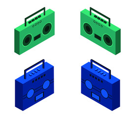 Sticker - isometric stereo