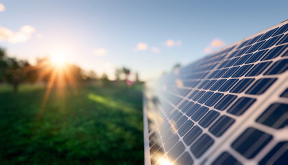 solar farm or solar power plant consist of solar cell or photovoltaic cell in panel. that is sun bus