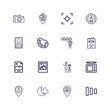 © Nadir - Editable 16 photo icons for web and mobile