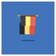 © captainvector - belgium flag pennant