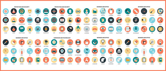 Business icons set for business.