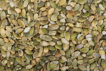 Wall Mural - Background of pumpkin seeds