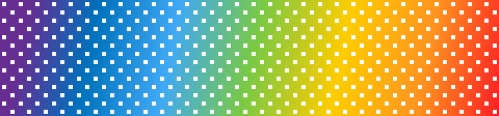 Poster - square rainbow background. square pattern in panorama view. square abstract pattern rainbow backgrou