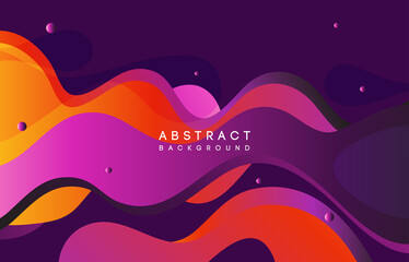 Moving colorful abstract background. Dynamic Effect. Vector Illustration. Design Template.