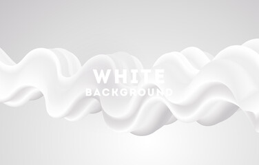 Wall Mural - moving white abstract background. dynamic effect. vector illustration. design template.