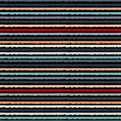 Wall Mural - Striped seamless pattern