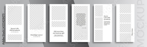 Fotomural Editable Instagram Stories template. Streaming