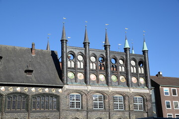 Poster - Rathaus in Luebeck