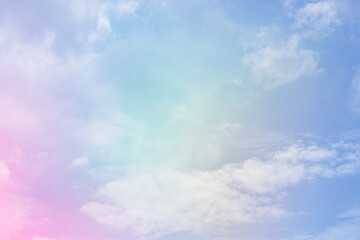 Wall Mural - cloud background with a pastel colour