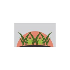 Wall Mural - grass logo