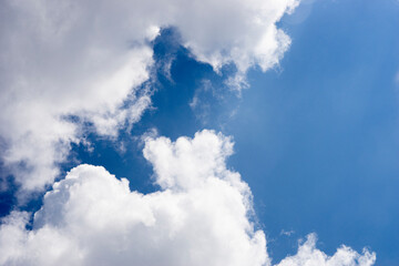 blue sky with clouds