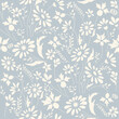 © nataliiaku - Seamless floral pattern in folk style with wildflowers, leaves. Hand drawn. Vector illustration