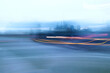 traffic in motion blur
