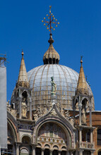 Three Spires And A Dome On Saint Mark's Cathedral