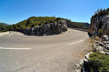 View of the Verdon canyon