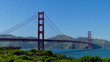 Fototapeta Most - Clear view on the Golden Gate Bridge, San Francisco