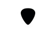 © Abderrahmen - Guitar pick icon in simple vector illustration