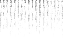 Binary Code On White Backdrop. Matrix Effect With Falling Digits. Digital Data Stream. Falling Random Numbers On Light Background. Vector Illustration