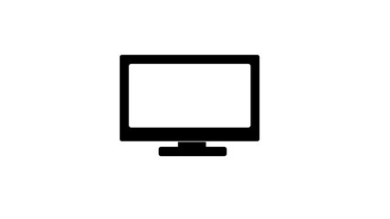 TV flat screen lcd, plasma realistic  illustration