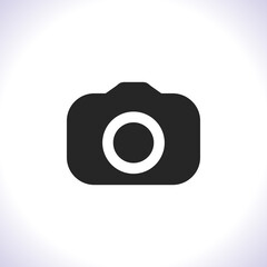 Camera Vector icon . Lorem Ipsum Illustration design