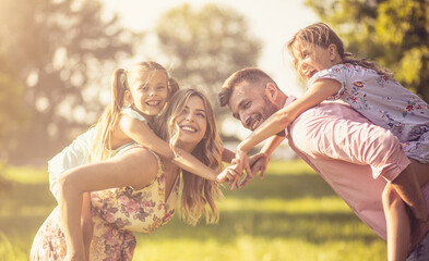 Wall Mural - Building awesome family memories.