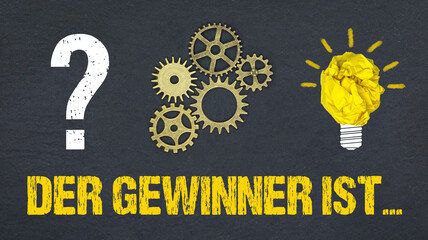 Poster - Der Gewinner ist... 