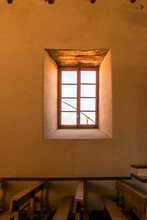 A Big Window Inside A Church In Atacama Desert