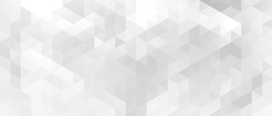 ekegant white and gray triangle pattern banner design