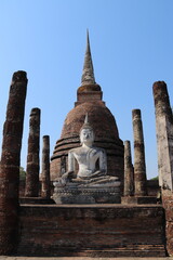 Poster - Bouddha du parc historique de Sukhothaï, Thaïlande