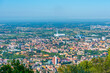 Aerial view of Italian city Brescia