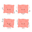 © svtdesign - Cute happy funny pillow set collection