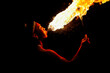 Fire Breathing Woman Breather Flames