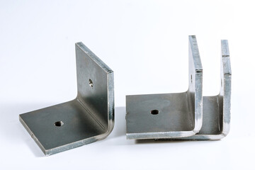 sheet metal product after processing on a bending machine.