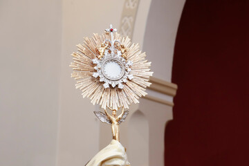 Poster - Ostensorial adoration in the catholic church - Corpus Christi