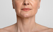 © Prostock-studio - Anti-Aging Skincare. Cropped portrait of middle-aged woman with beautiful skin